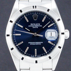 Rolex Oyster Perpetual Date 15210 - 2002 - Rolex horloge - Rolex kopen - Rolex heren horloge - Trophies Watches