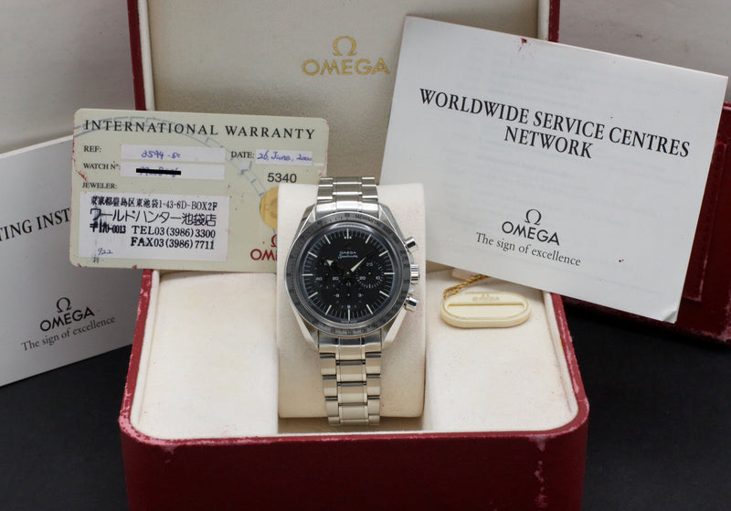 Omega Speedmaster Broad Arrow 3594.50 - 2000 - Omega horloge - Omega kopen - Omega heren horloges - Trophies Watches