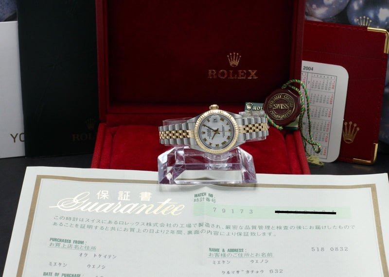 Rolex Lady-Datejust 79173 - 2003 - Rolex horloge - Rolex kopen - Rolex dames horloge - Trophies Watches