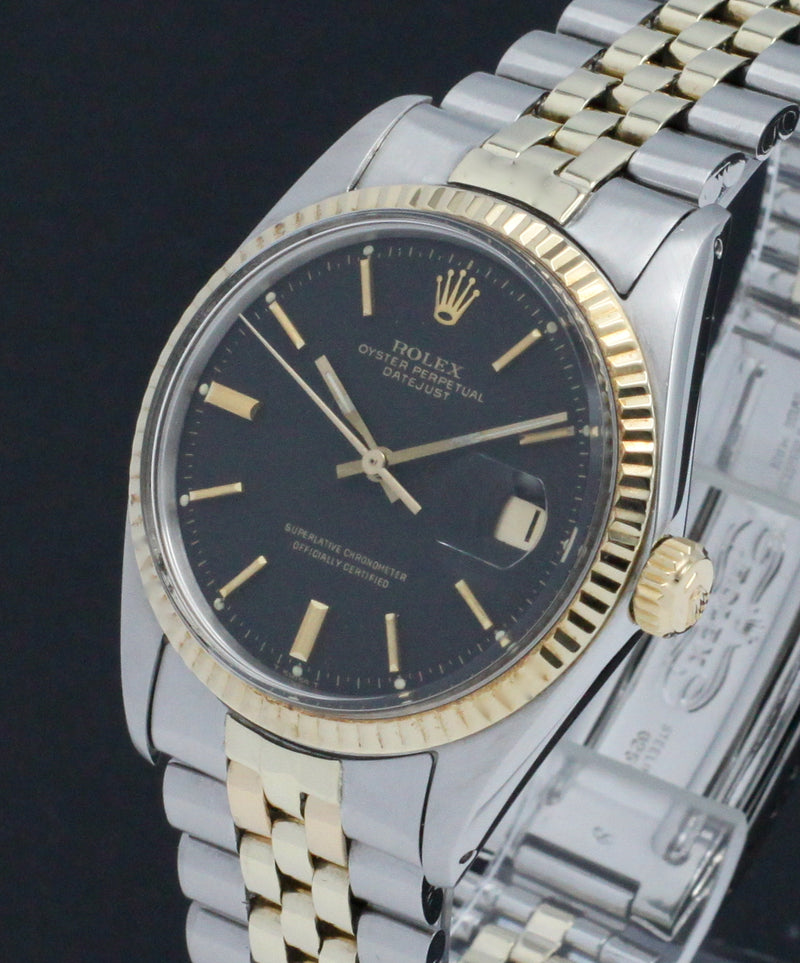 Rolex Datejust 1601 - 1970 - goud/staal - two/tone - Rolex horloge - Rolex kopen - Rolex heren horloge - Trophies Watches