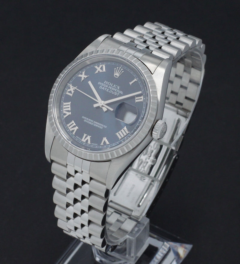 Rolex Datejust 16220 - 2001 - Rolex horloge - Rolex kopen - Rolex heren horloge - Trophies Watches