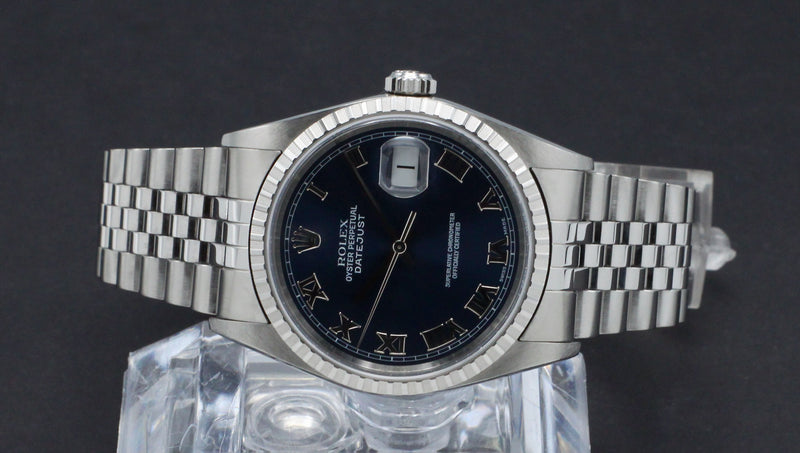 Rolex Datejust 16220 - 2001 - Rolex horloge - Rolex kopen - Rolex heren horloge - Trophies Watches