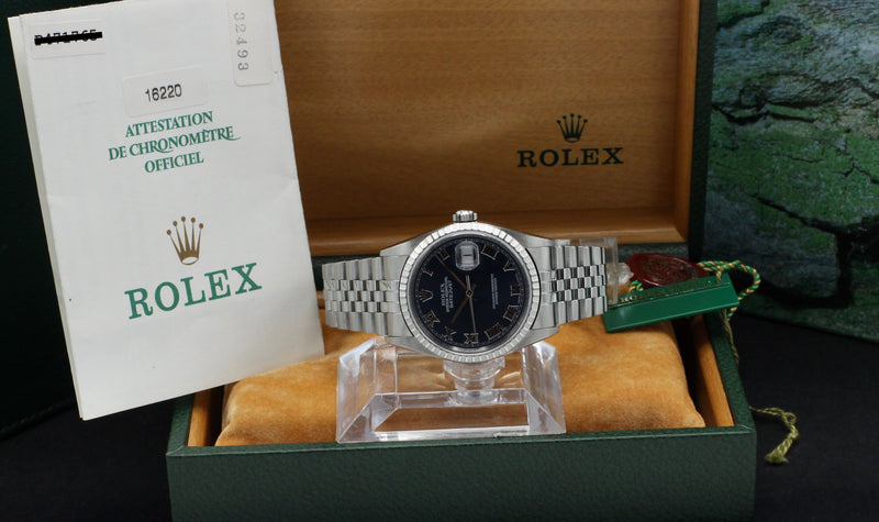 Rolex Datejust 16220 - 2001 - Rolex horloge - Rolex kopen - Rolex heren horloge - Trophies Watches