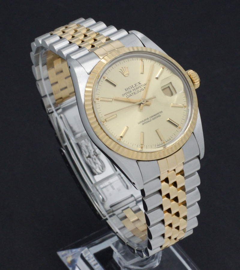 Rolex Datejust 16013 - 1986 - Rolex horloge - Rolex kopen - Rolex heren horloge - Trophies Watches