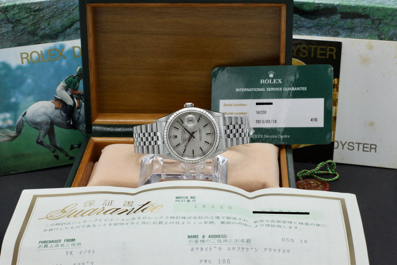 Rolex Datejust 16220 - 1996 - Rolex horloge - Rolex kopen - Rolex heren horloge - Trophies Watches