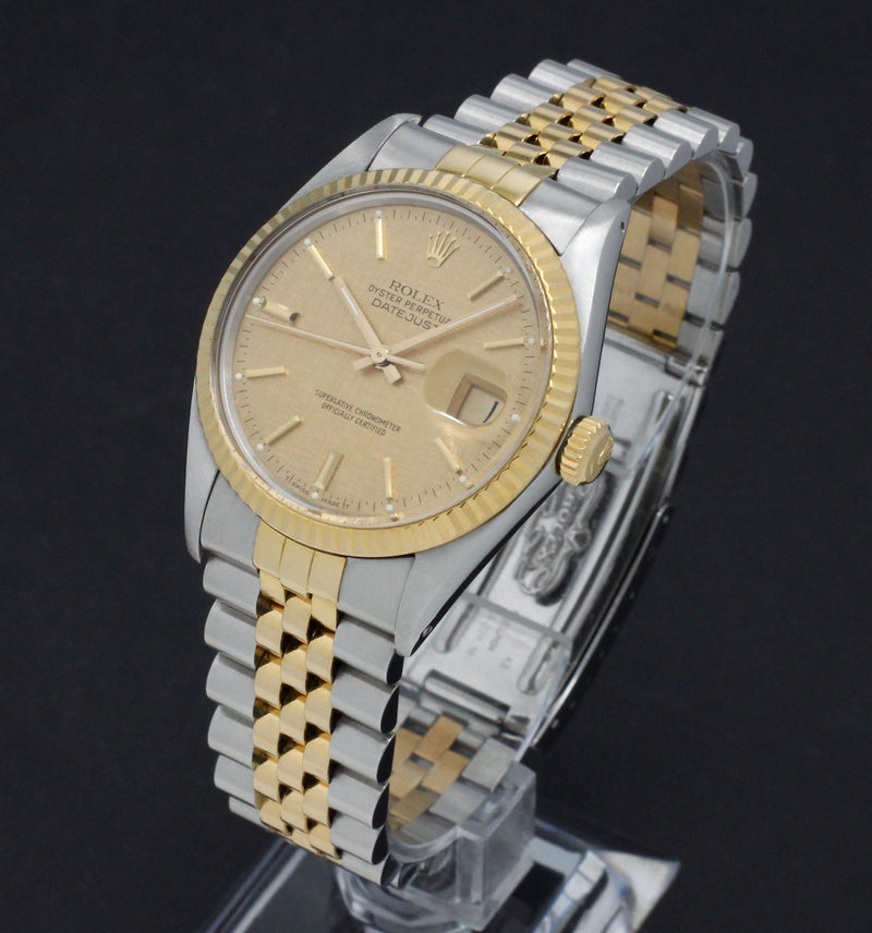 Rolex Datejust 16013 - 1987 - Rolex horloge - Rolex kopen - Rolex heren horloge - Trophies Watches