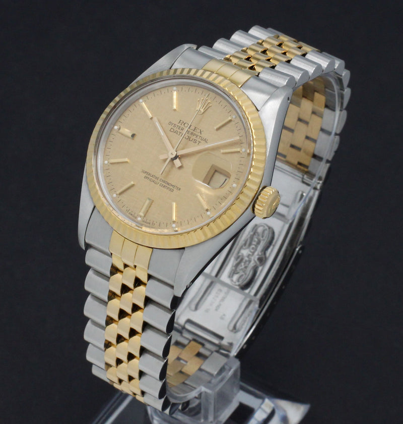 Rolex Datejust 16013 - 1987 - Rolex horloge - Rolex kopen - Rolex heren horloge - Trophies Watches