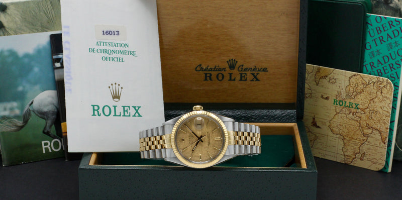 Rolex Datejust 16013 - 1987 - Rolex horloge - Rolex kopen - Rolex heren horloge - Trophies Watches