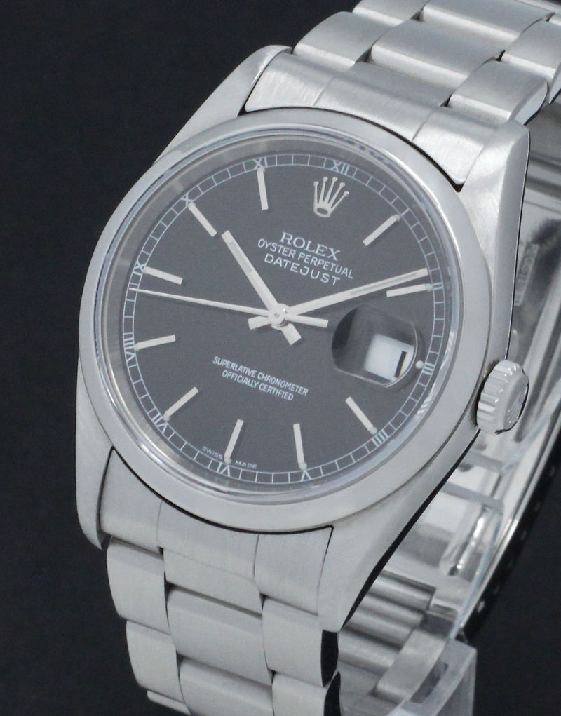 Rolex Datejust 16200 - 2004 - Rolex horloge - Rolex kopen - Rolex heren horloge - Trophies Watches