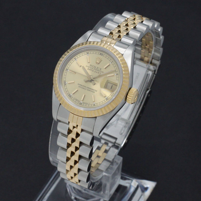 Rolex Lady-Datejust 69173 - 1989 - Rolex horloge - Rolex kopen - Rolex dames horloge - Trophies Watches