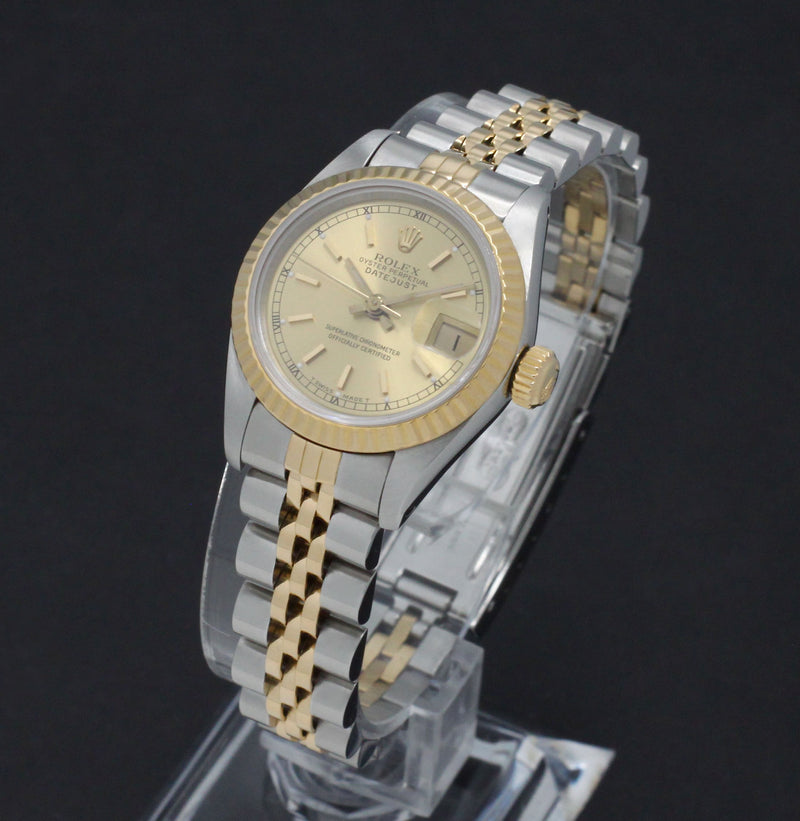 Rolex Lady-Datejust 69173 - 1989 - Rolex horloge - Rolex kopen - Rolex dames horloge - Trophies Watches