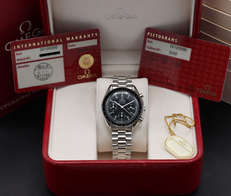 Omega Speedmaster Reduced 3510.50.00 - 2000 - Omega horloge - Omega kopen - Omega heren horloge - Trophies Watches