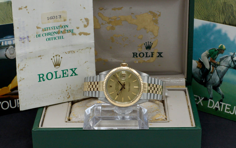 Rolex Datejust 16013 - 1988 - Rolex horloge - Rolex kopen - Rolex heren horloge - Trophies Watches