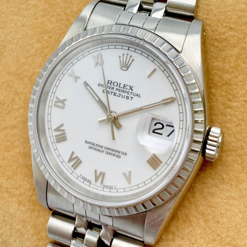 Rolex Datejust 16220 - 1987 - Rolex horloge - Rolex kopen - Rolex heren horloge - Trophies Watches