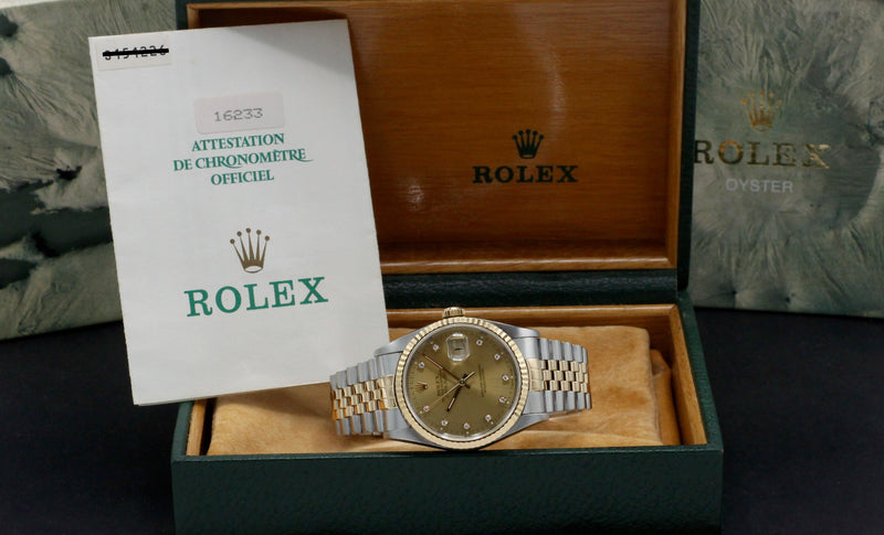 Rolex Datejust 16233G - 1994 - Rolex horloge - Rolex kopen - Rolex heren horloge - Trophies Watches