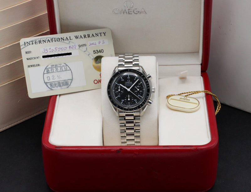 Omega Speedmaster Reduced 3510.50.00 - 2002 - Omega horloge - Omega kopen - Omega heren horloge - Trophies Watches