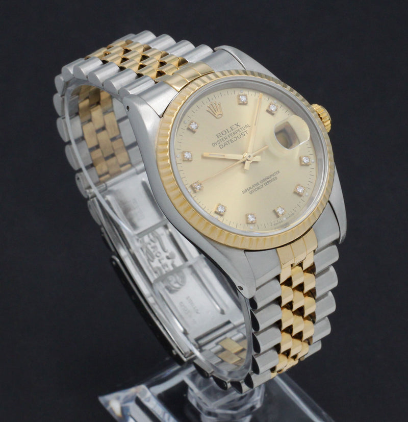 Rolex Datejust 16233G - 1993 - Rolex horloge - Rolex kopen - Rolex heren horloge - Trophies Watches