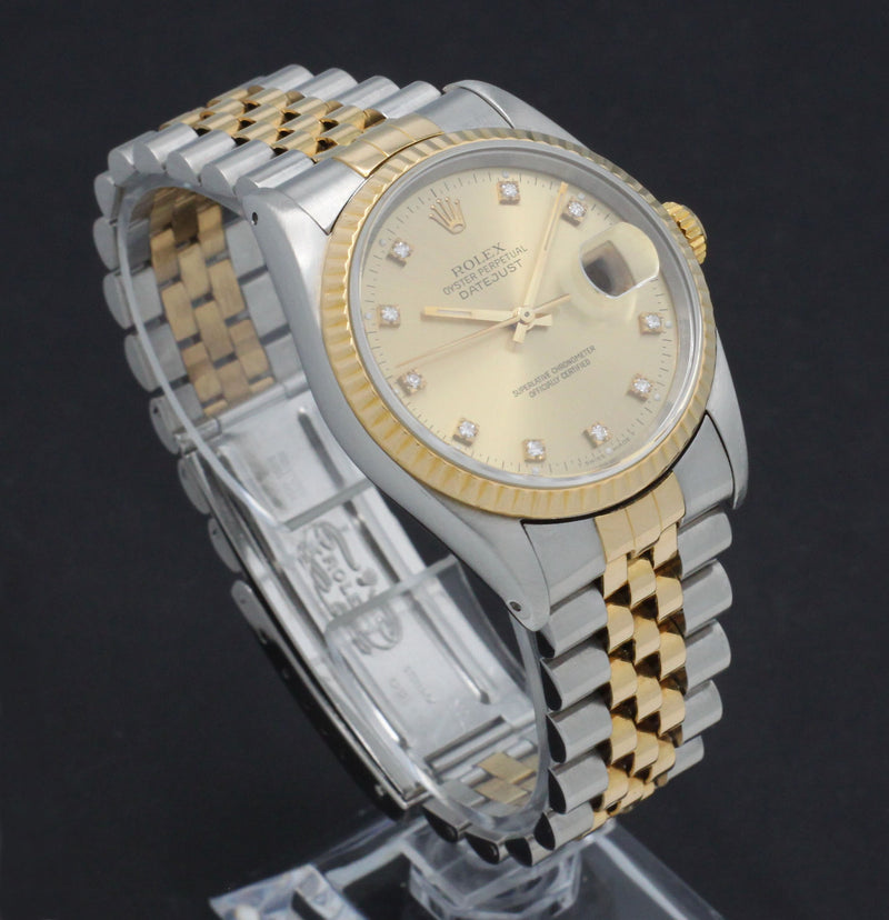 Rolex Datejust 16233G - 1993 - Rolex horloge - Rolex kopen - Rolex heren horloge - Trophies Watches