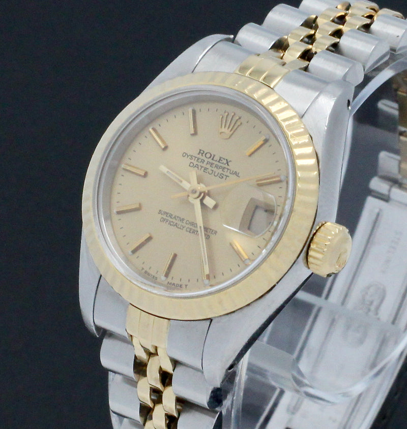 Rolex Lady-Datejust 69173 - 1991 - Rolex horloge - Rolex kopen - Rolex dames horloge - Trophies Watches