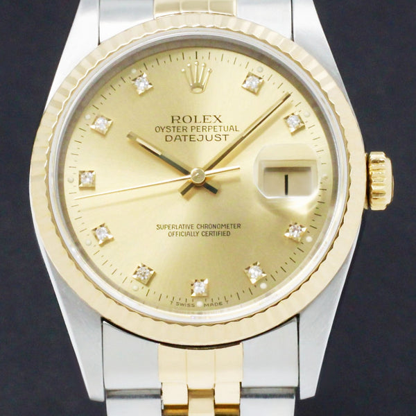 Rolex Datejust 16233G - 1993 - Rolex horloge - Rolex kopen - Rolex heren horloge - Trophies Watches