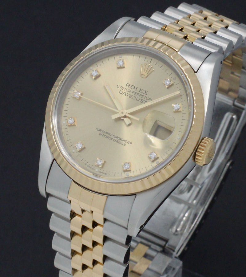 Rolex Datejust 16233G - 1994 - Rolex horloge - Rolex kopen - Rolex heren horloge - Trophies Watches