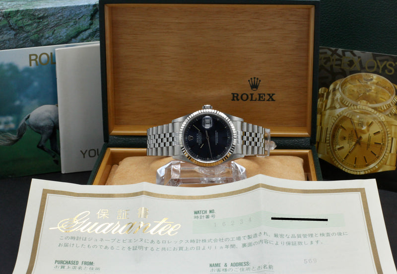 Rolex Datejust 16234 - 1996 - Rolex horloge - Rolex kopen - Rolex heren horloge - Trophies Watches