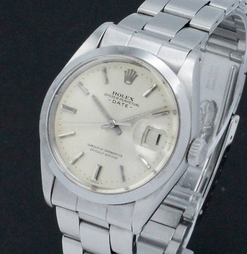 Rolex Oyster Perpetual Date 1500 - 1971 - Rolex horloge - Rolex kopen - Rolex heren horloge - Trophies Watches