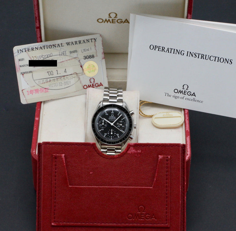 Omega Speedmaster Reduced 3510.50.00 - 1998 - Omega horloge - Omega kopen - Omega heren horloge - Trophies Watches