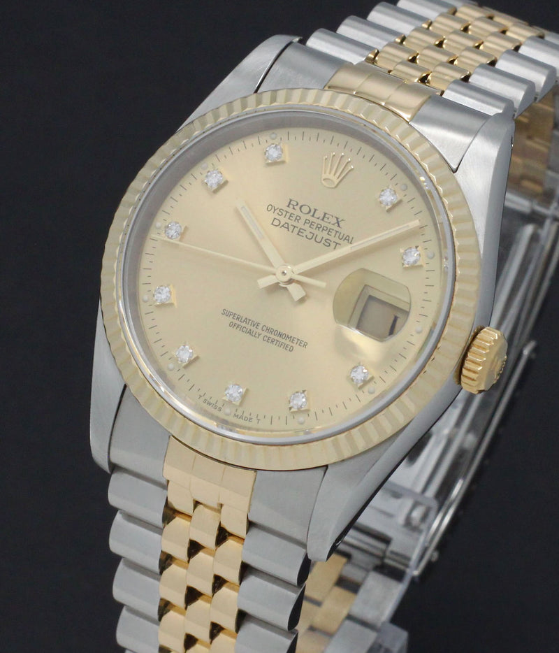 Rolex Datejust 16233G - 1989 - Rolex horloge - Rolex kopen - Rolex heren horloge - Trophies Watches