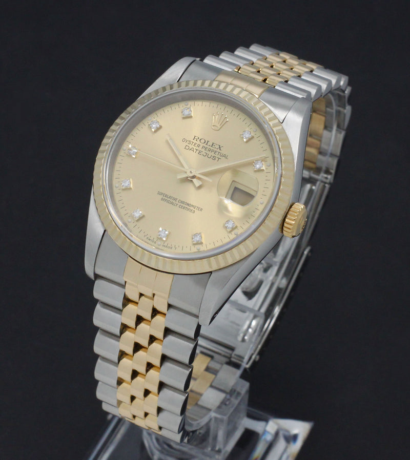 Rolex Datejust 16233G - 1989 - Rolex horloge - Rolex kopen - Rolex heren horloge - Trophies Watches