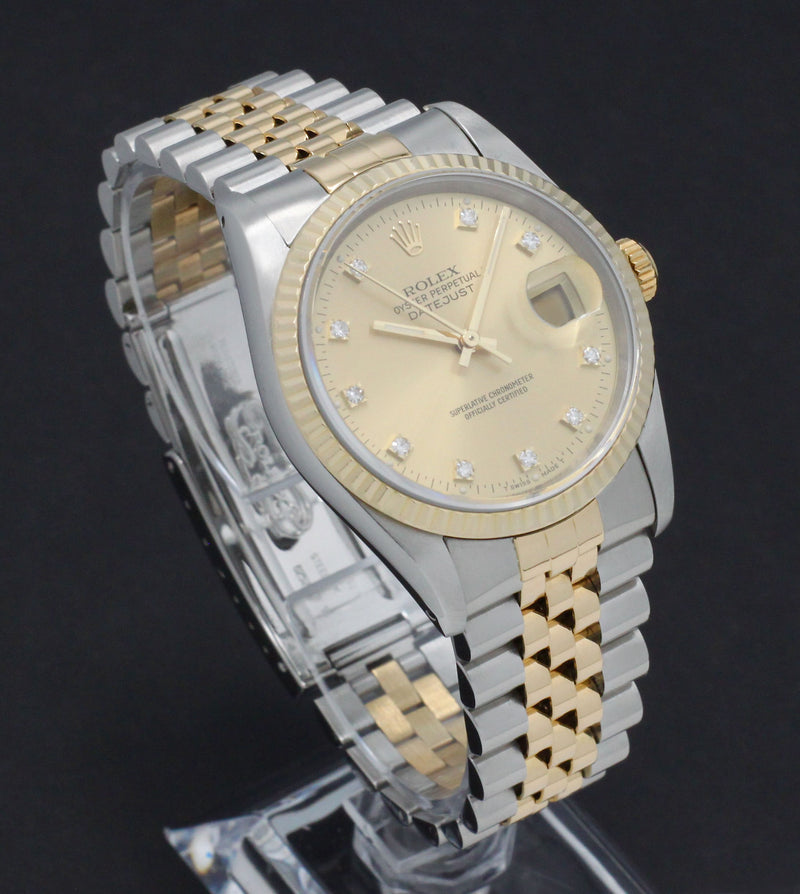 Rolex Datejust 16233G - 1989 - Rolex horloge - Rolex kopen - Rolex heren horloge - Trophies Watches