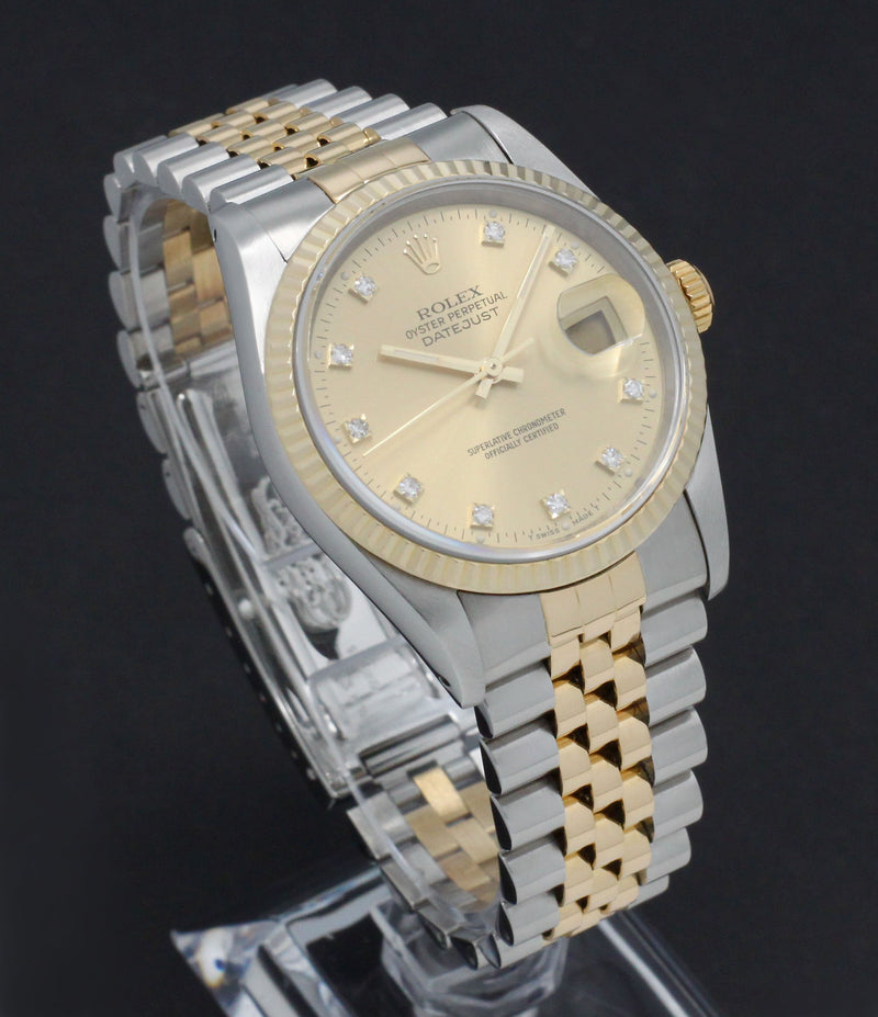 Rolex Datejust 16233G - 1989 - Rolex horloge - Rolex kopen - Rolex heren horloge - Trophies Watches