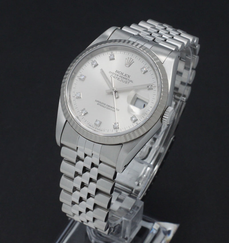 Rolex Datejust 16234G - 1991 - Rolex horloge - Rolex kopen - Rolex heren horloge - Trophies Watches