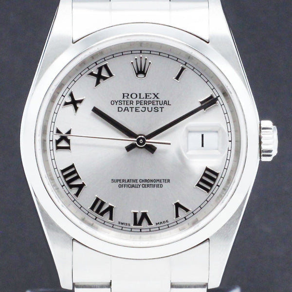 Rolex Datejust 16200 - 2002 - Rolex horloge - Rolex kopen - Rolex heren horloge - Trophies Watches