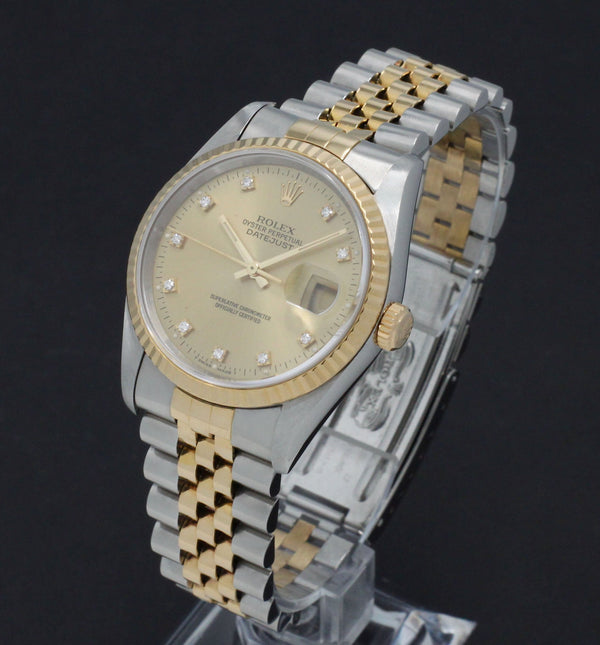 Rolex Datejust 16233G - 1995 - Rolex horloge - Rolex kopen - Rolex heren horloge - Trophies Watches