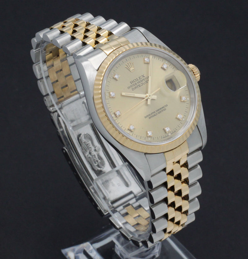 Rolex Datejust 16233G - 1995 - Rolex horloge - Rolex kopen - Rolex heren horloge - Trophies Watches