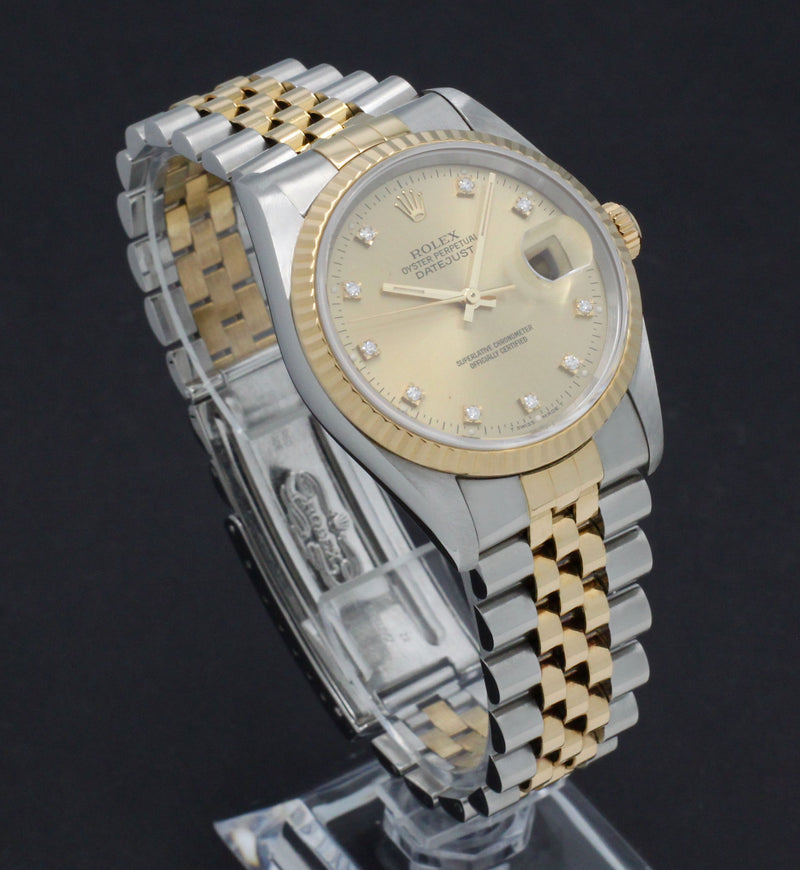 Rolex Datejust 16233G - 1995 - Rolex horloge - Rolex kopen - Rolex heren horloge - Trophies Watches