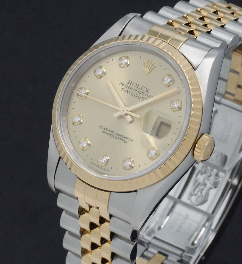 Rolex Datejust 16233G - 1992 - Rolex horloge - Rolex kopen - Rolex heren horloge - Trophies Watches