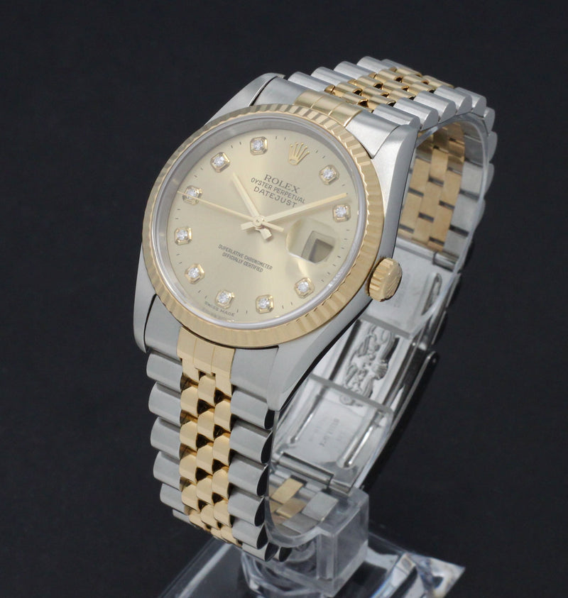 Rolex Datejust 16233G - 1992 - Rolex horloge - Rolex kopen - Rolex heren horloge - Trophies Watches