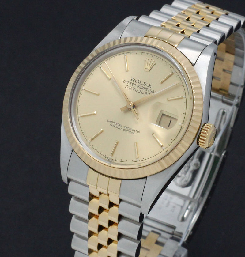 Rolex Datejust 16013 - 1987 - Rolex horloge - Rolex kopen - Rolex heren horloge - Trophies Watches