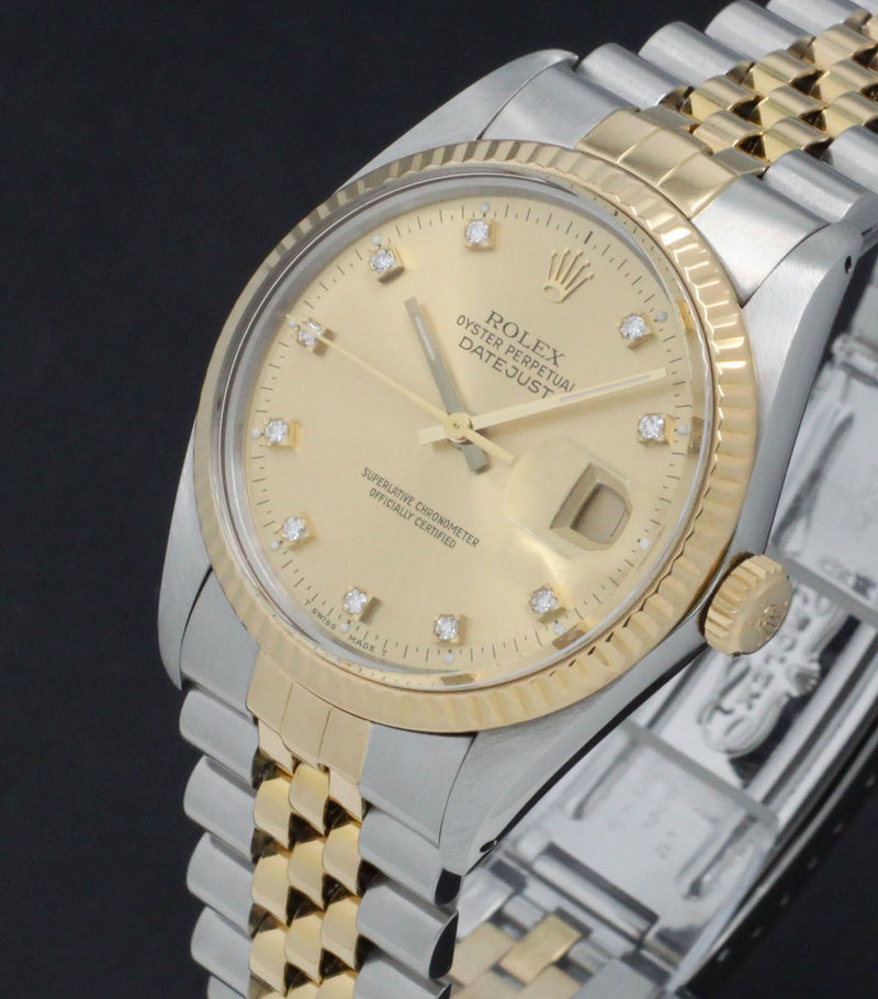 Rolex Datejust 16013G - 1988 - Rolex horloge - Rolex kopen - Rolex heren horloge - Trophies Watches