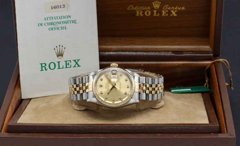 Rolex Datejust 16013G - 1988 - Rolex horloge - Rolex kopen - Rolex heren horloge - Trophies Watches