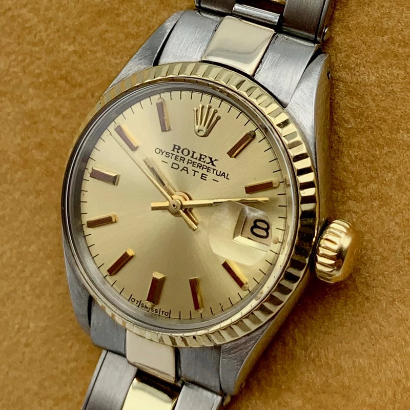 Rolex Oyster Perpetual Lady Date 6517 - 1967 - Rolex horloge - Rolex kopen - Rolex dames horloge - Trophies Watches