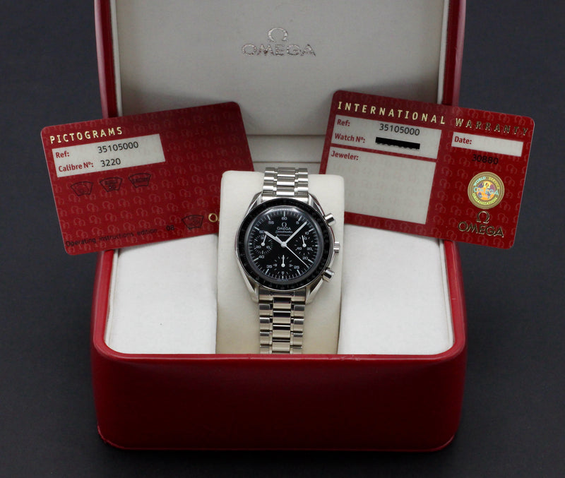 Omega Speedmaster Reduced 3510.50.00 - 1998 - Omega horloge - Omega kopen - Omega heren horloge - Trophies Watches