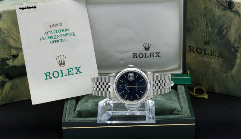 Rolex Datejust 16220 - 1992 - Rolex horloge - Rolex kopen - Rolex heren horloge - Trophies Watches