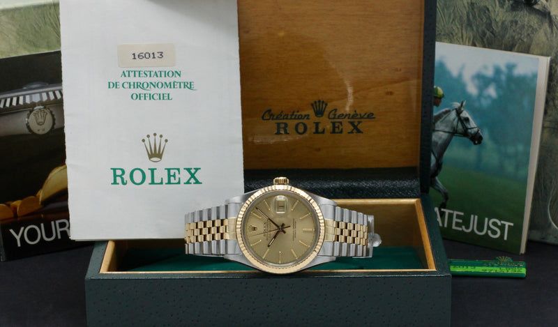 Rolex Datejust 16013 - 1987 - Rolex horloge - Rolex kopen - Rolex heren horloge - Trophies Watches