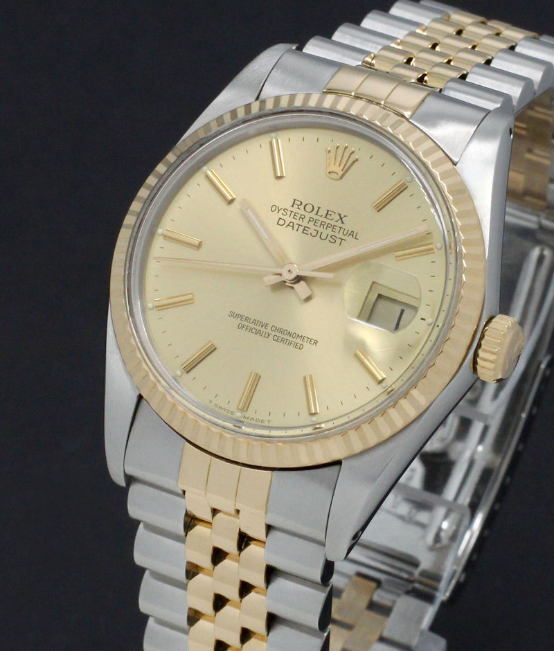 Rolex Datejust 16013 - 1988 - Rolex horloge - Rolex kopen - Rolex heren horloge - Trophies Watches