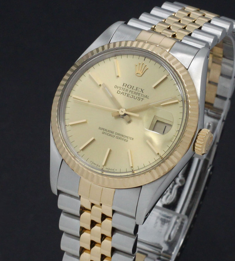 Rolex Datejust 16013 - 1987 - Rolex horloge - Rolex kopen - Rolex heren horloge - Trophies Watches