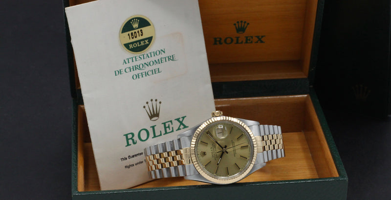 Rolex Datejust 16013 - 1987 - Rolex horloge - Rolex kopen - Rolex heren horloge - Trophies Watches