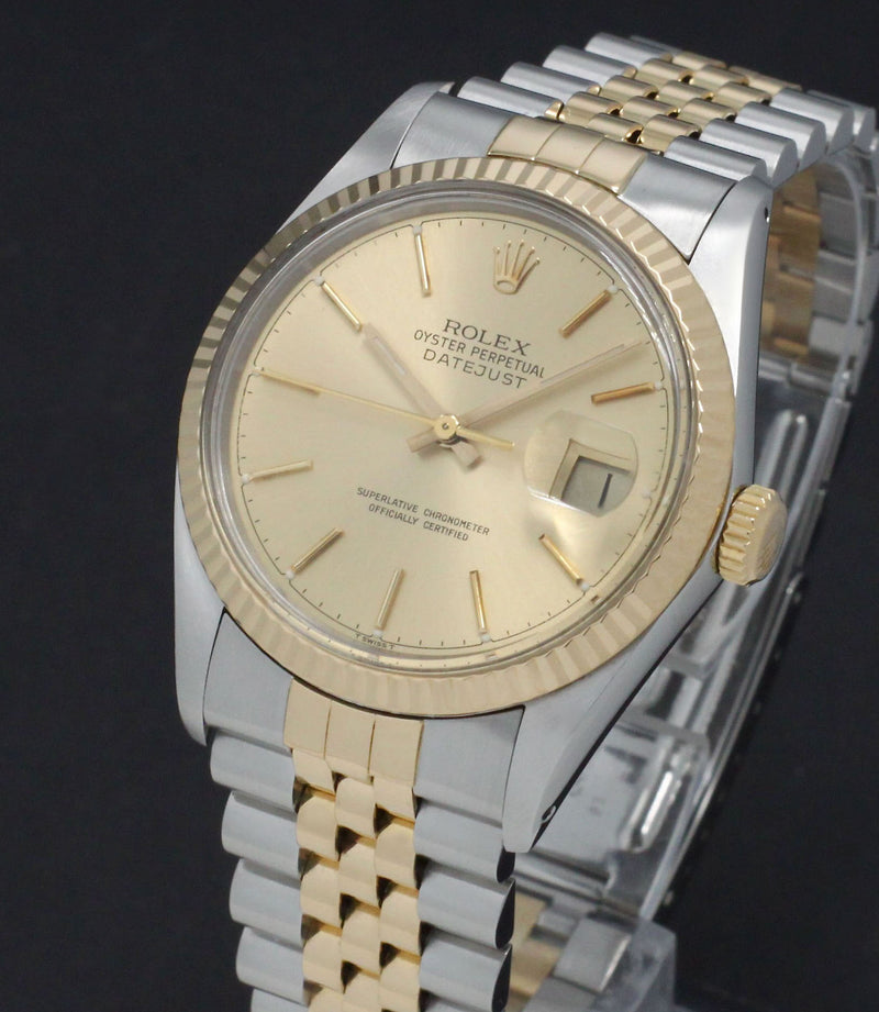 Rolex Datejust 16013 - 1986 - Rolex horloge - Rolex kopen - Rolex heren horloge - Trophies Watches